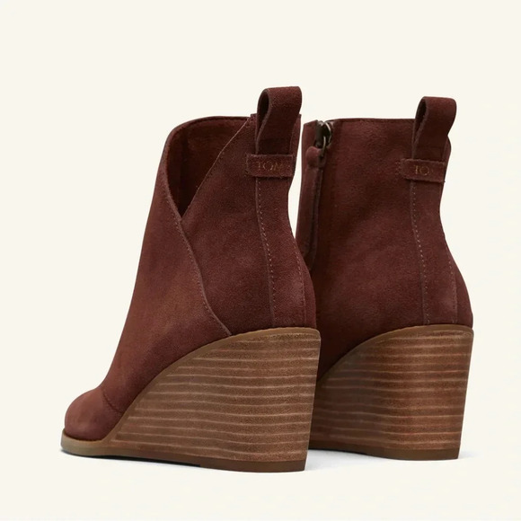 Tom’s Sutton wedge ankle bootie nwob - Picture 4 of 6